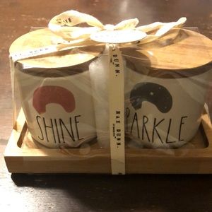 Shine & Sparkle sugar and creamer by Rae Dunn